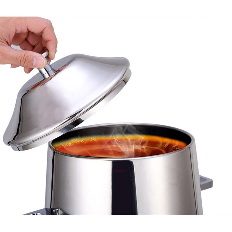 2X Stainless Steel 13L Food Safe Beverage Dispenser With Pump Removable Handle