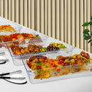 100mm Gastronorm Food Tray Set of 4 Polycarbonate Transparent Dishwasher Safe