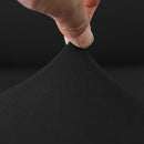 1 Seater Black Sofa Cover Couch Protector High Stretch Polyester Slipcover