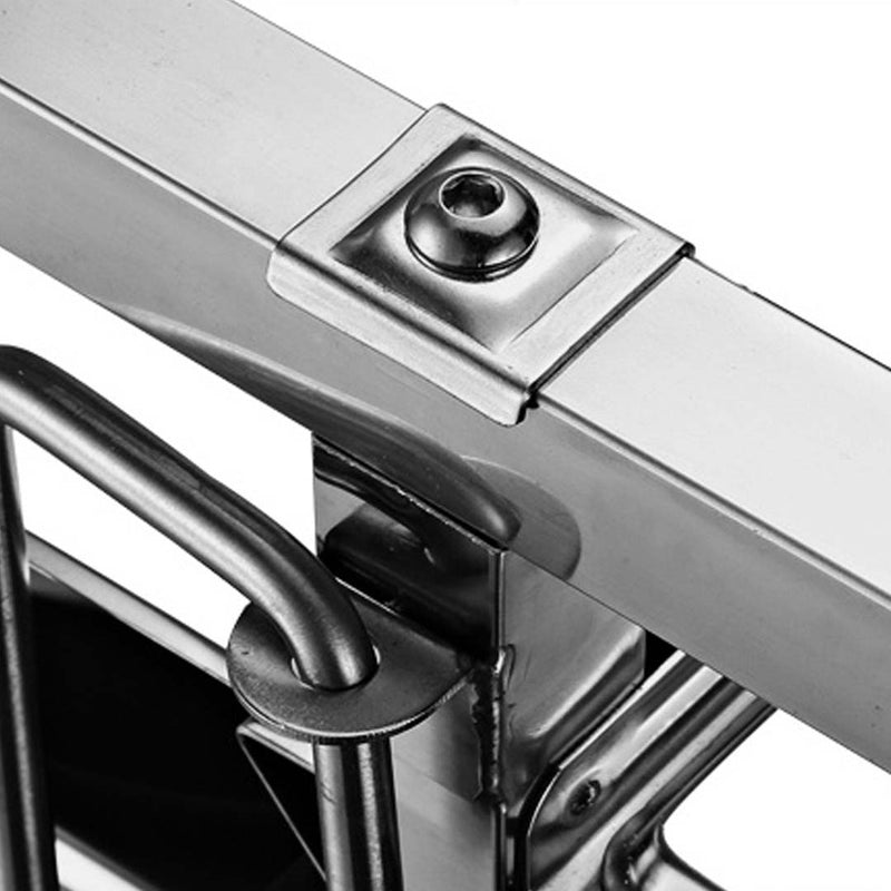 2X 16 Tier Gastronorm Trolley Stainless Steel GN 1/1 Pan Rack Lockable Castors