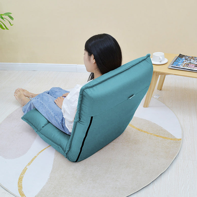 Green Lounge Recliner Air Leather Tatami Cushion 42 Positions Sofa Bed 110cm