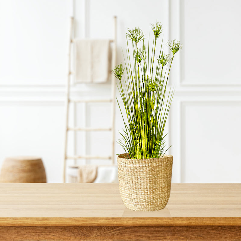 150cm Artificial Papyrus Plant Green Indoor Outdoor Tall Grass Decor