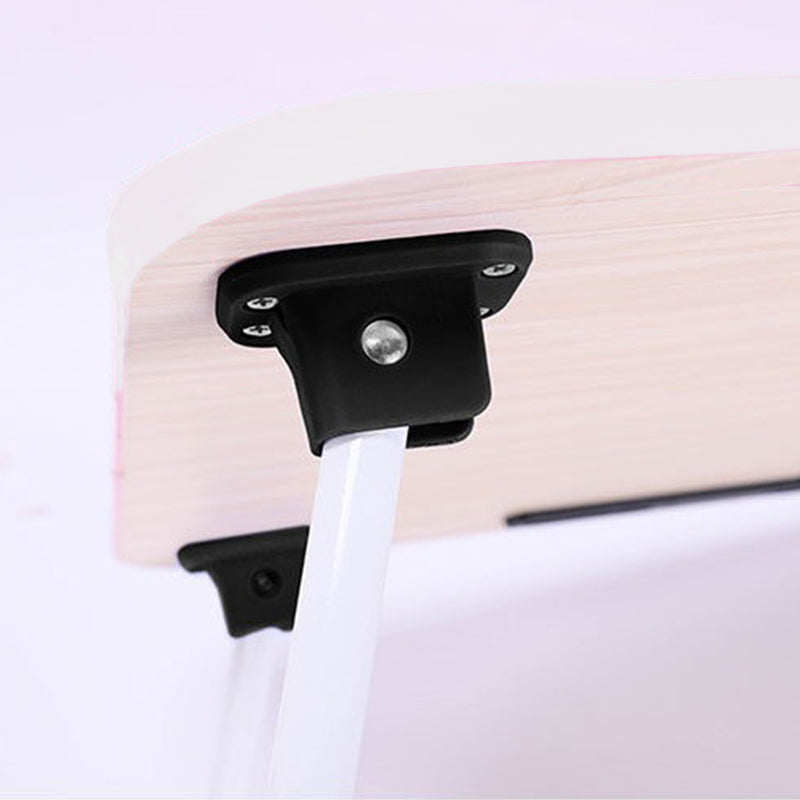 Pink Portable Adjustable Foldable Bed Desk MDF Laptop Tray Table Home Office