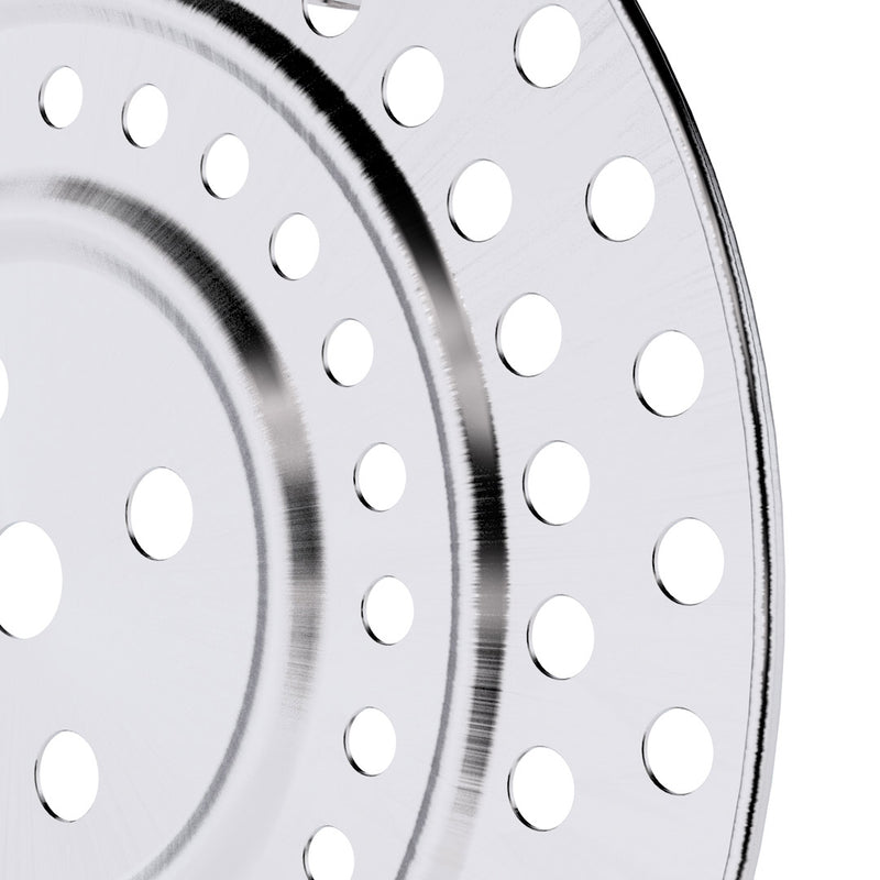 43cm 18/10 Stainless Steel Steamer Insert Stockpot Rack 3 Legs Silver