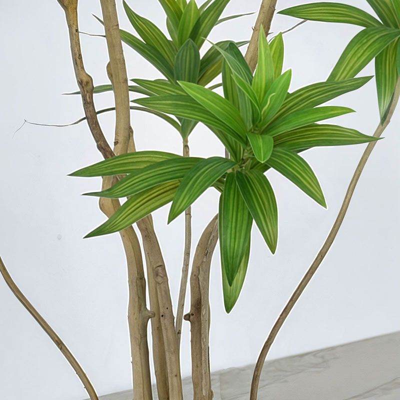 2X 150cm Artificial Lily Bamboo Tree 12 Branches Polyurethane Green