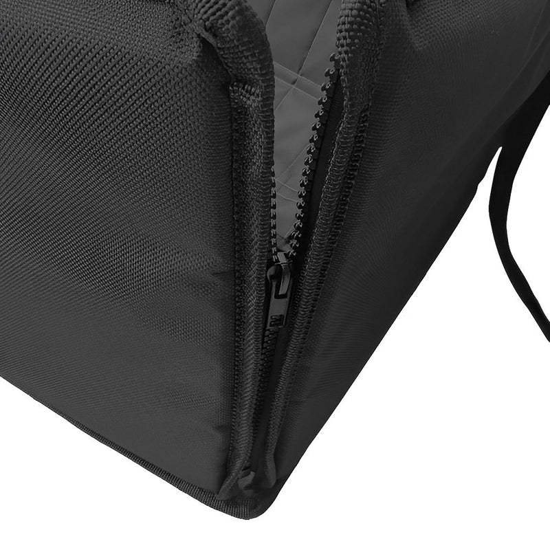 2X Black Oxford Car Pet Sitting Bag Breathable Non-Slip Portable Travel Bed