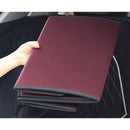 2X Large Leather Car Boot Organizer Collapsible Foldable Storage Box Red