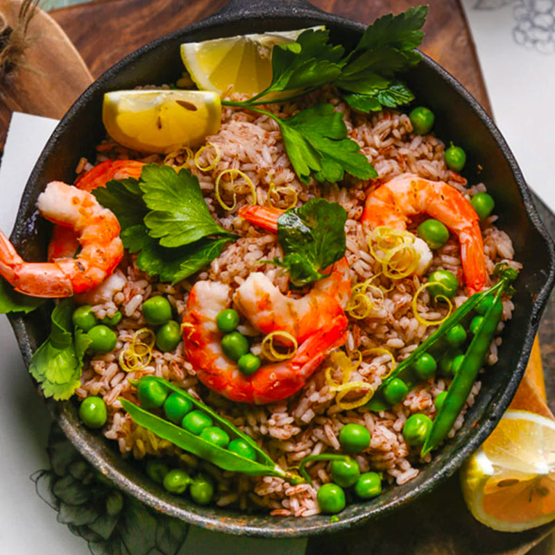 26cm Cast Iron Frying Pan Pre Seasoned Non Stick Handle Induction Ready