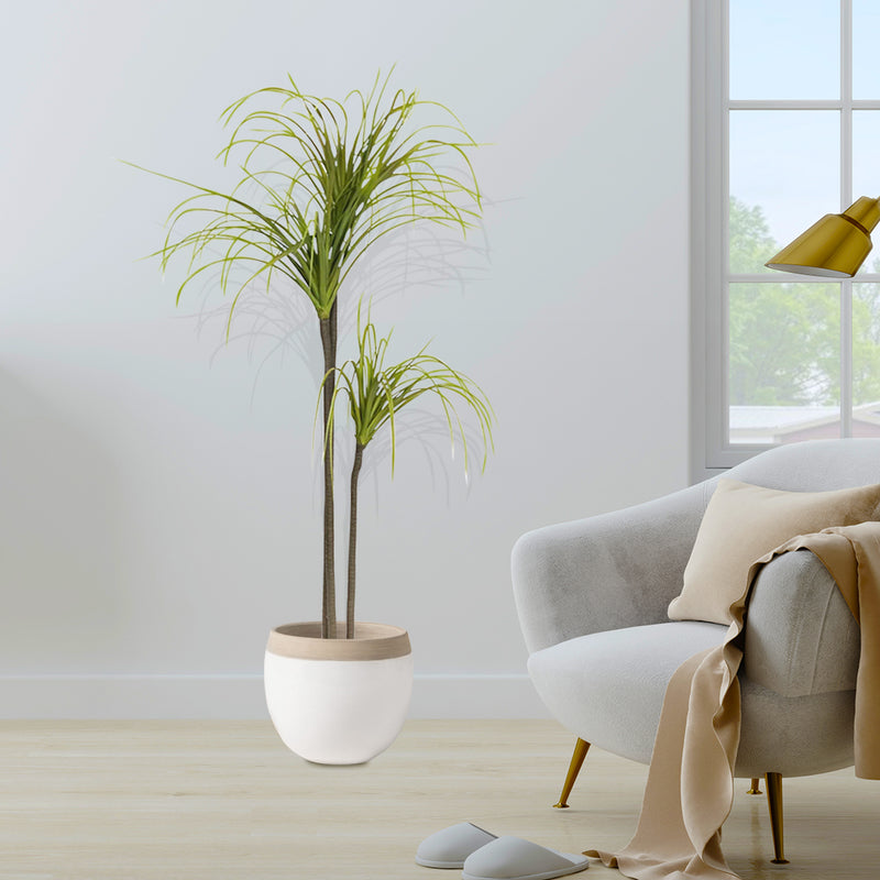 145cm Artificial Dracaena Plant Thick Leafed Green Indoor Outdoor Home Decor