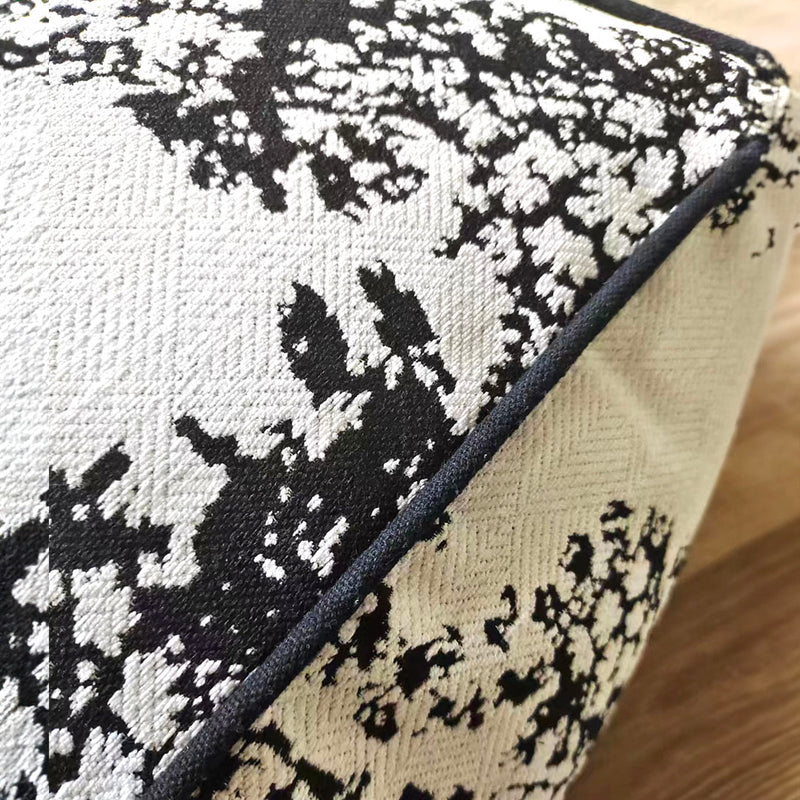 2X 50x50x25cm Polyester Fiber Pouf Cushion With EPP Particle Insert Multicolor
