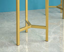 2X Gold Metal Plant Stand With Pot 30CM Indoor Corner Shelving Display Rack