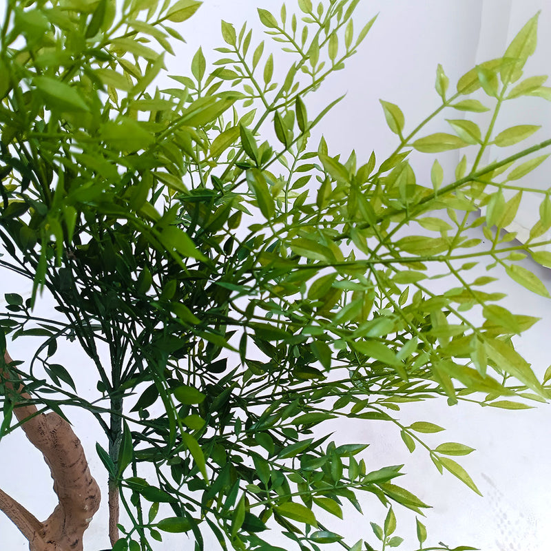 180cm Nandina Heavenly Bamboo Artificial Tree 5 Branches Realistic Green