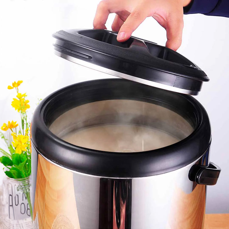 14L Portable Insulated Stainless Steel Beverage Dispenser For Hot Cold Drinks