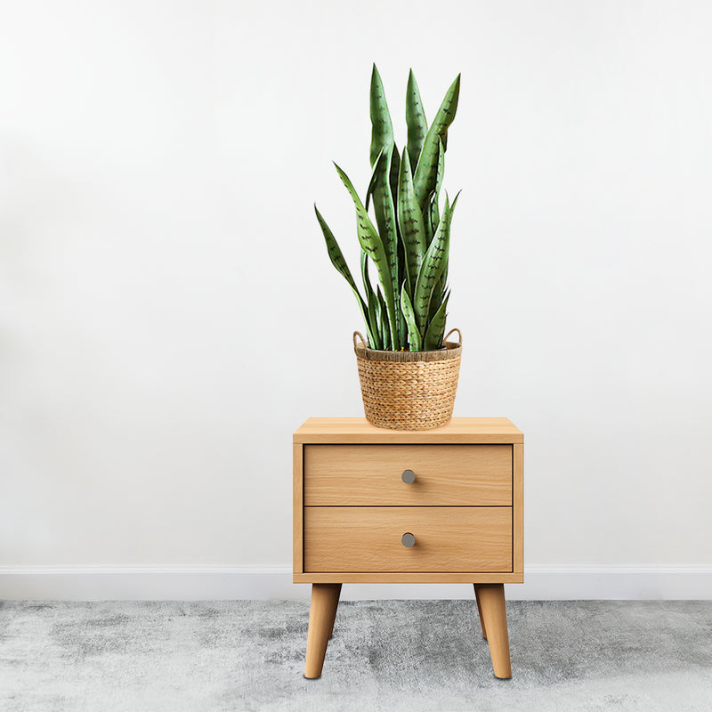 4X 97cm Sansevieria Snake Artificial Plants Plastic Black Planters Green