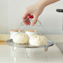 34cm Stainless Steel Steamer Insert Stockpot Rack Durable Easy Clean