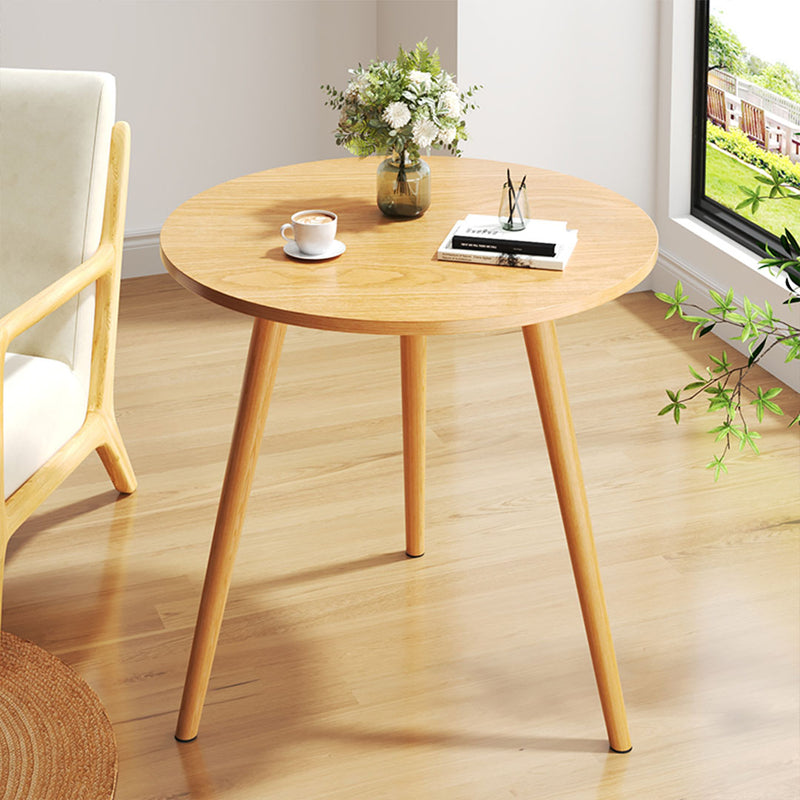 2X 60x60cm Walnut Small Side Coffee Table Wood Legs Modern Nordic