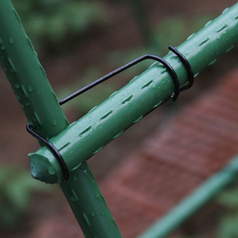 150X90cm Plant Frame Tube Trellis Adjustable Metal Pvc Garden Vine Support Green