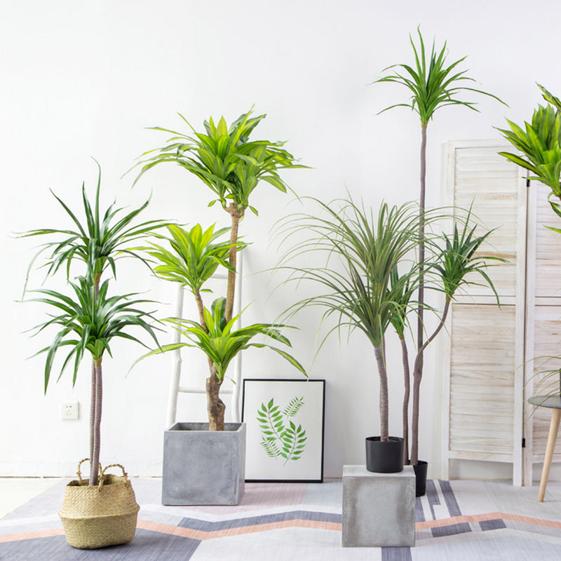 180Cm Artificial Brazilian Iron Tree 3 Heads Green PU PE Potted Indoor