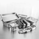 12X Full Size 1/3 GN Pan 20cm Deep Stainless Steel Tray Commercial Kitchen Use