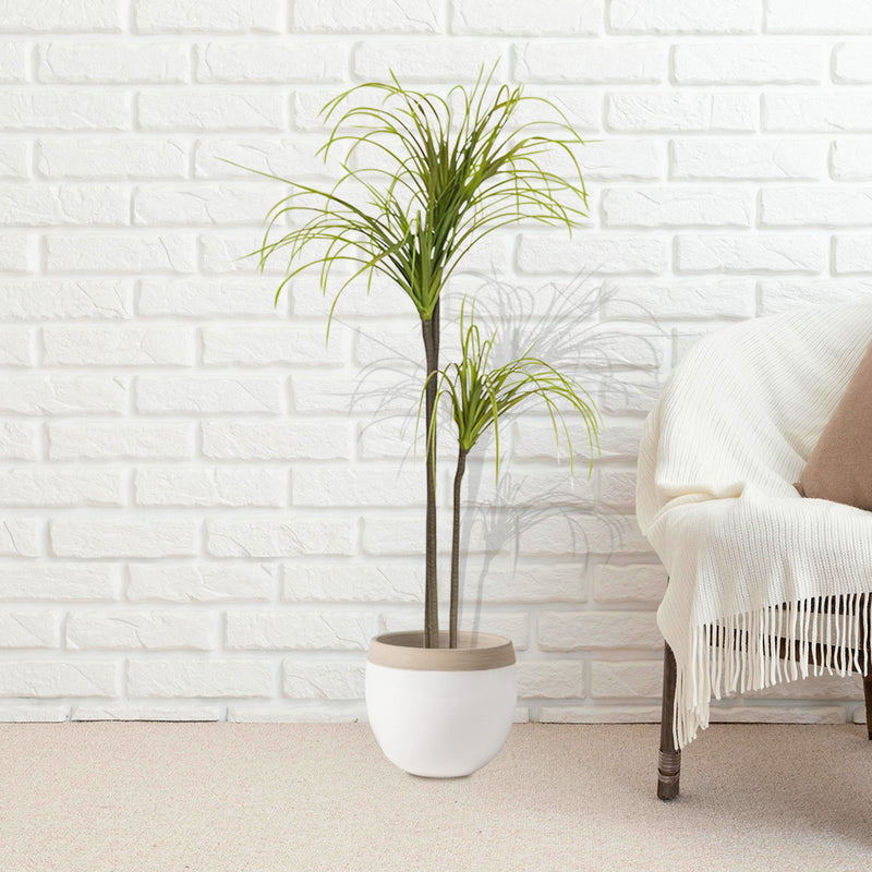 2X 145cm Artificial Potted Plant Polyurethane Polyethylene Green Realistic