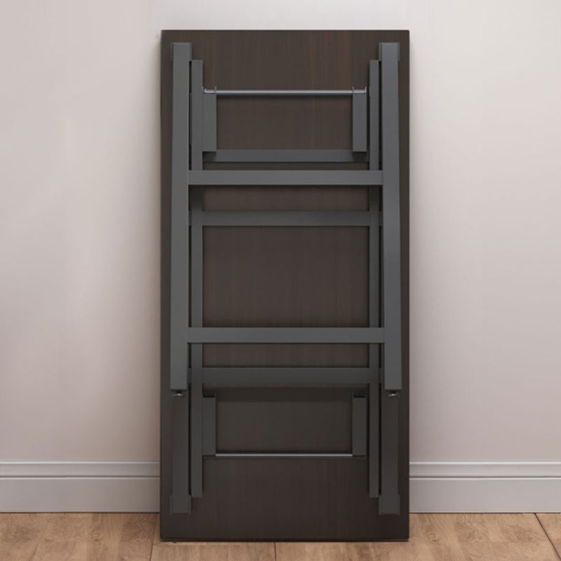 2X Black Stone Foldable Computer Study Table 120x60x75cm Easy Assembly