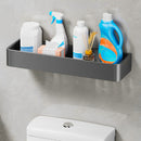 Wall Mounted Aluminum Kitchen Spice Storage Rack 30cm Space Saving Black