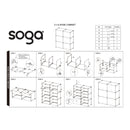 5 Tier 2 Column Shoe Rack Organizer White Stackable Storage Stand With Cover