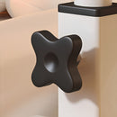 White Maple Bedside Table 40x80cm Movable Desk with Wheels White Metal Frame