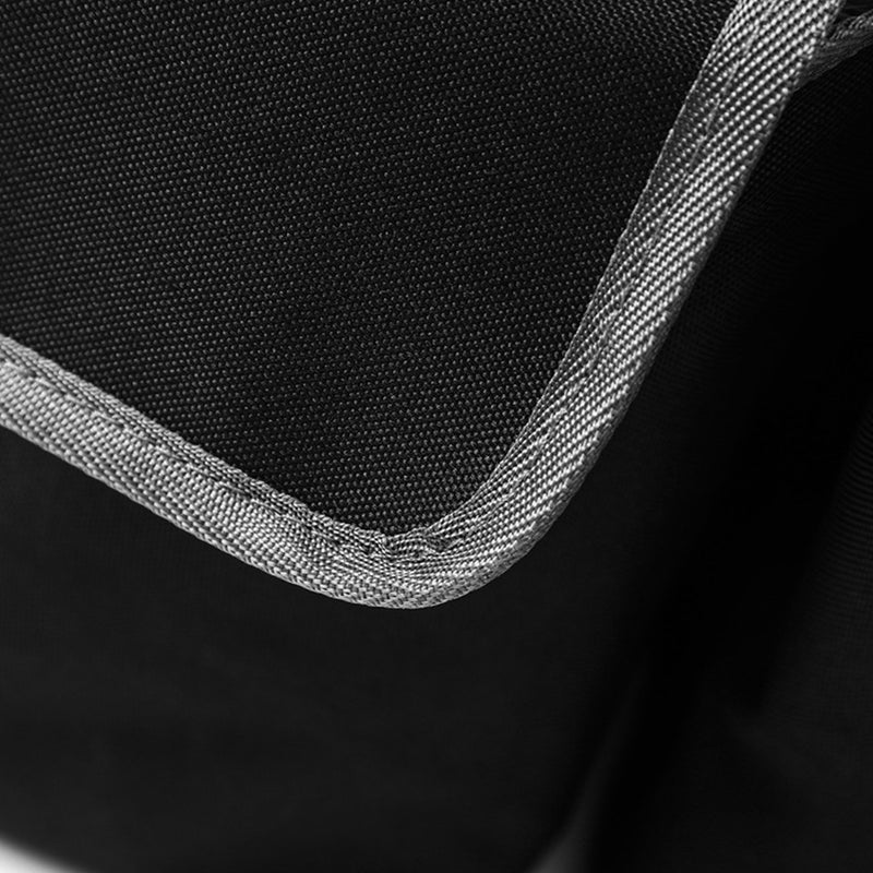Car Trunk Organizer Oxford Cloth 90x25x12cm Foldable Water Resistant Black