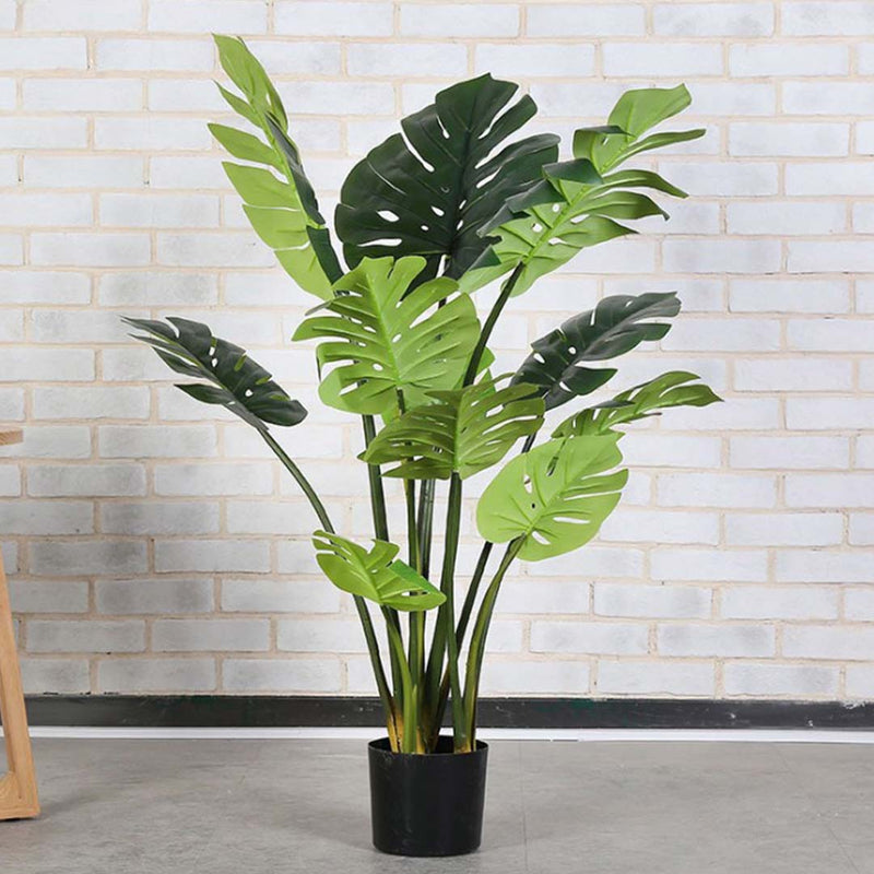 Artificial Potted Turtle Back Tree 113cm Realistic Indoor Plant Green