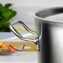 113L Stainless Steel Stockpot Thick Bottom Commercial Grade High Volume Cooking