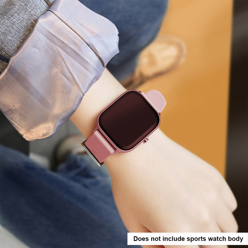 Smart Sport Watch Band Silicone Replacement Strap Pink Compatible with P8 Model