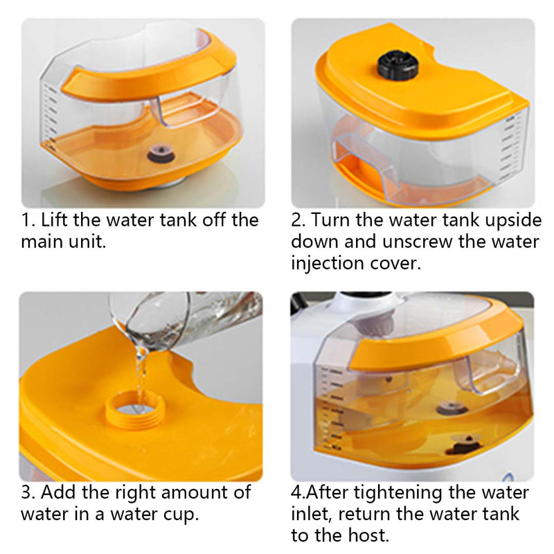 2X Portable Garment Steamer 1800W 80 Min Steam Time Red Telescopic Pole