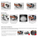 28cm Stainless Steel Steamer Insert Stock Pot Steaming Rack Tray Commercial