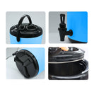 10L Stainless Steel Insulated Beverage Dispenser With Faucet Blue Hot Cold Drink