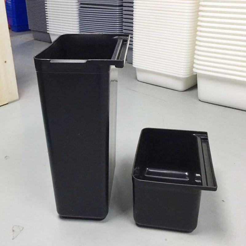 Kitchen Food Waste Bin Set Pvc Large 330x230x560mm Small 330x230x175mm