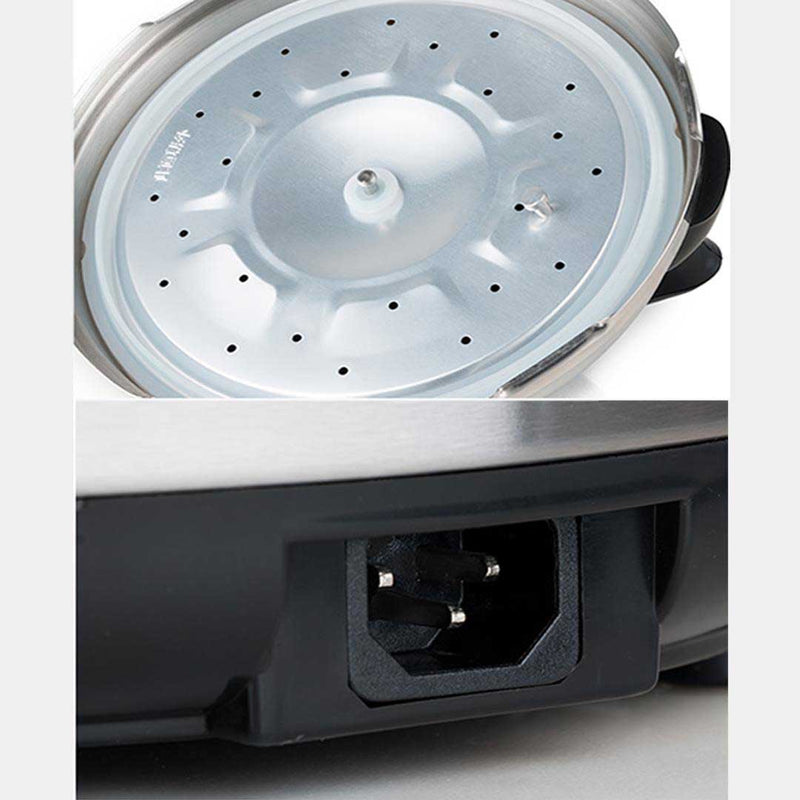 2X Electric Stainless Steel Pressure Cooker 8L 1600W Non Stick Multi Function