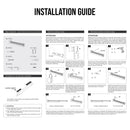Wall Mounted Clothing Rack Aluminum 93.2cm Space Saving Retractable Foldable
