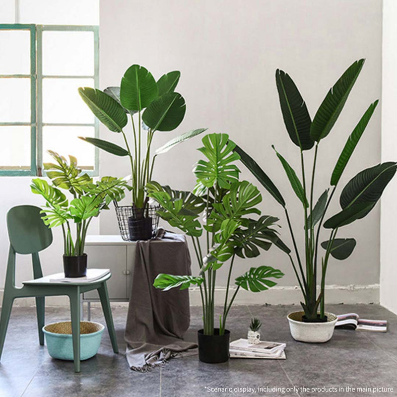 Artificial Potted Turtle Back Tree 113cm Realistic Indoor Plant Green