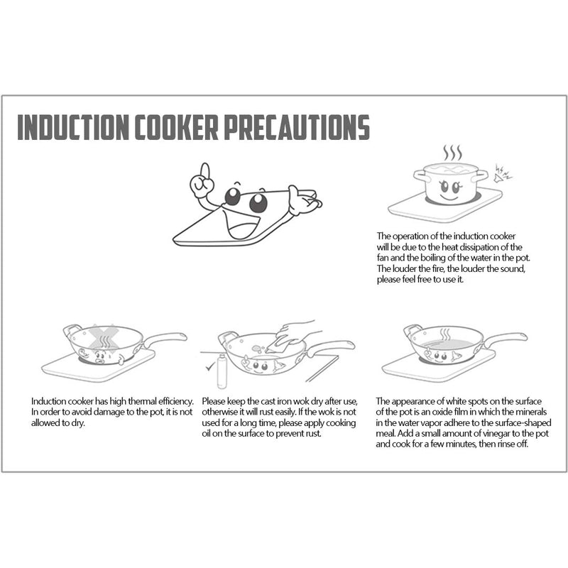 Portable Induction Cooktop 2 Burners 1100W Energy Efficient Easy Clean
