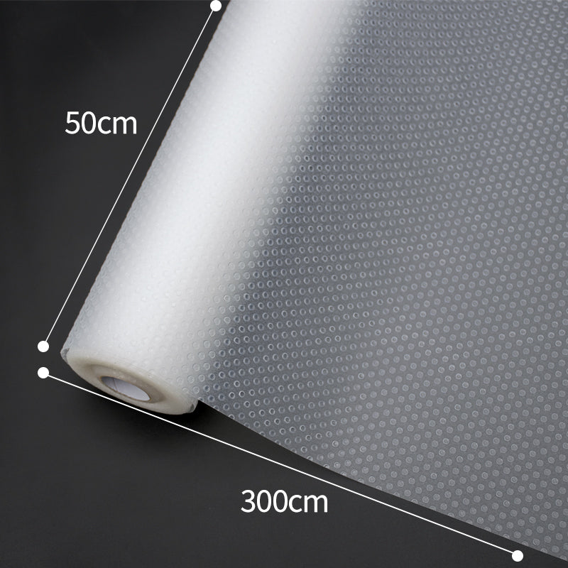 Transparent EVA Kitchen Drawer Cabinet Liner 50x300cm Non Slip Waterproof Mat