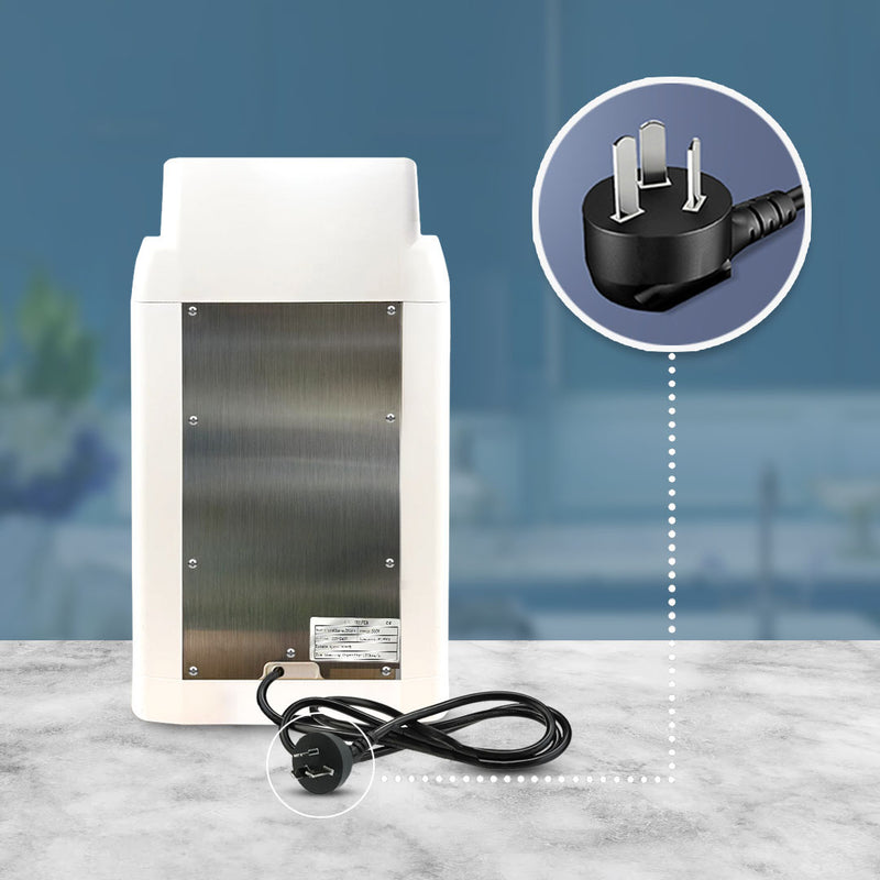 300W Electric Ice Shaver Crusher Tabletop 120kgs/h Adjustable Fineness White