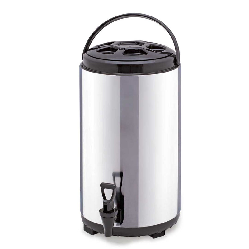 8X 8L Stainless Steel Insulated Coffee Tea Beer Dispenser With Tap