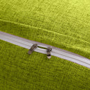 120cm Green Triangular Wedge Bed Pillow Headboard Cushion with Pocket