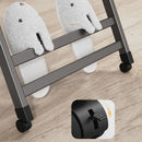 1.4m Portable Aluminum Clothes Drying Rack Foldable Space-Saving Laundry Holder