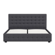 Milano Decor Eden Gas Lift Bed - Dark Grey - Single-1951134897183789062