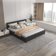Milano Sienna Luxury Bed with Headboard (Model 2) - Charcoal No.35 - Single-1951134899348049923
