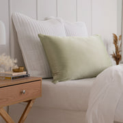 Pure Silk Pillow Case by Royal Comfort (Single Pack) - Sage-1951134816057561088