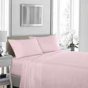 Royal Comfort - 1200TC Ultrasoft 4 Pc Sheet Set - King - Soft Pink-1951134881228656641