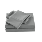 Royal Comfort Bamboo Cooling 2000TC Sheet Set King - Mid Grey-1951134885951442946